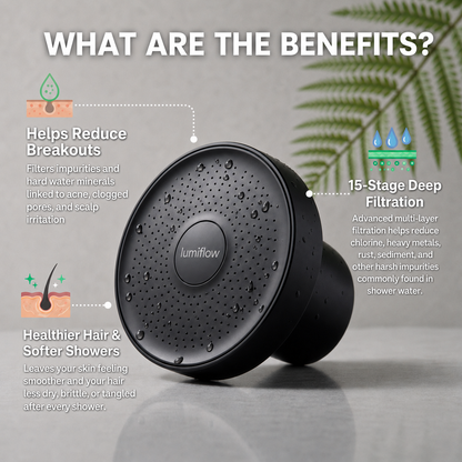LumiFlow™ Filtered Showerhead