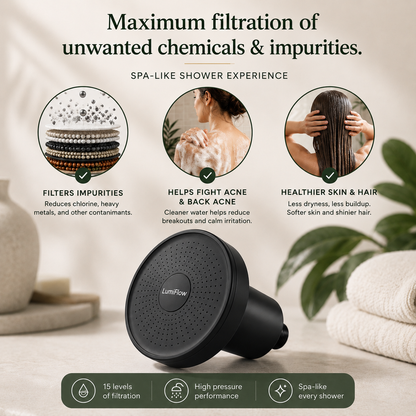 LumiFlow™ Filtered Showerhead